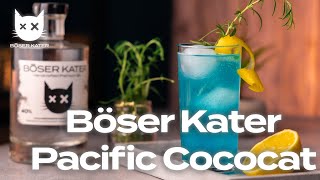 Böser Kater Pacific Cococat  Gin Cocktail Rezept [upl. by Arot]