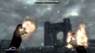 Skyrim  All Fire Spells [upl. by Debbi]