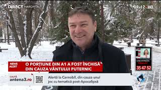 Trenurile întârzie și 450 de minute din cauza zăpezii 215 călători sunt blocați la Toplița [upl. by Bluh]