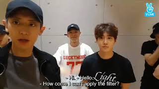 VLIVE EXO Kokobop Era Live  Eng Sub [upl. by Ecnerwaled817]