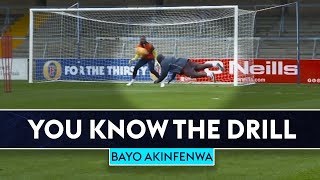 Bayos diving header  Adebayo Akinfenwa v Jimmy Bullard  Wycombe Wanderers  You Know The Drill [upl. by Yajiv]