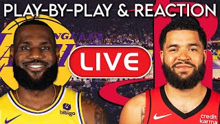 Los Angeles Lakers vs Houston Rockets LIVE PlayByPlay amp Reaction [upl. by Sells]