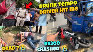 CRASHED 😭 Drunk Tempo Driver Hit me 🤬 TOTAL LOSS 😭😭 EXTREME ROAD RAGE 😤😡 [upl. by Rew]