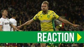 Norwich City 21 Aston Villa Jordan Rhodes Reaction [upl. by Leupold]