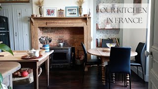 A TOUR OF OUR FRENCH COUNTRY KITCHEN RENOVATION  AT HOME IN FRANCE VLOG 29 [upl. by Riannon]