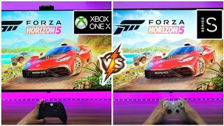 Forza Horizon 5 Xbox One X Vs Series S [upl. by Kerek]