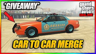 GTA 5 CAR TO CAR MERGE GLITCH AFTER PATCH 167 F1BENNYS WHEELS ON ANY CAR XBOXPSN [upl. by Ytiak241]