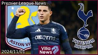 View Emery to axe 33 player  Aston Villa predicted XI v Tottenham [upl. by Navonoj]