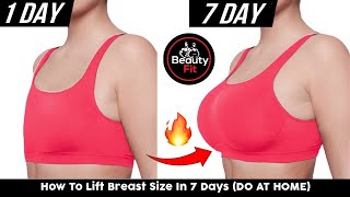 How To Lift Breast Size In 7 Days DO AT HOME By Beauty Fit [upl. by Atsirt797]