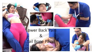 CHIROPRACTIC TREATMENT IN INDIA  LOWERBACK PAIN  TAIL BONE  DR VARUN DUGGAL CHIROPRACTIC short [upl. by Sarajane]