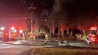 2 displaced after fire on Walker Ave in Greensboro [upl. by Roe]