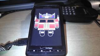 Droid X with Prime Boot animation [upl. by Remat]