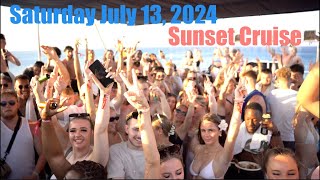 FANTASY BOAT PARTY  SATURDAY JULY 13 2024  SUNSET CRUISE  AYIA NAPA CYPRUS [upl. by Eylsel290]