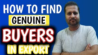 How to find buyers for export for free  Genuine Buyer in the International Market  Export buyers [upl. by Dirrej]