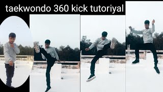 taekwondo 360 kick [upl. by Herrod]