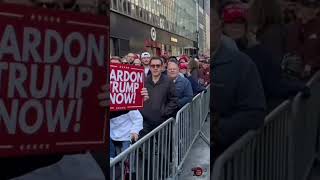 Trump Rally MSG NYC Line [upl. by Templa249]