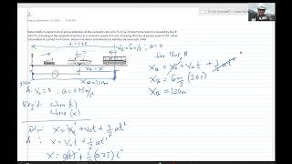 DYNAMICS OF RIGID BODIES  UARM PROB 2 [upl. by Evad42]