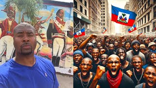 Tariq Nasheed Groupie Gets HUMILIATED at Haitian Protest REACTION [upl. by Mandell644]