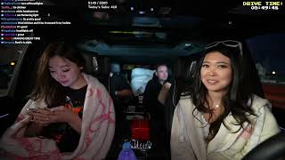 fanfan  roadtrip to streamer awards w extraemily nmplol misterarther part3 [upl. by Airelav]