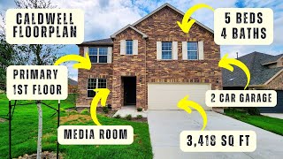 Tour the Caldwell Plan by Pulte Homes at West Cypress Hills in Spicewood TX [upl. by Zantos188]