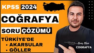 14 KPSS 2024 I Türkiyede Akarsular Ve Göller I SORU ÇÖZÜMÜ I Enes Hoca kpsscoğrafya kpss2024 [upl. by Nnylimaj765]