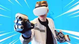 VR Haptic Gloves for Oculus Meta Quest 2 are HERE [upl. by Denney]