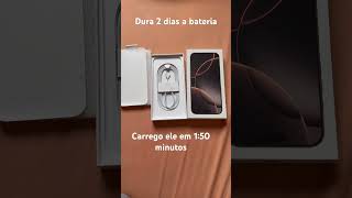 Tempo bateria e carregamento iPhone 16 pro Max BR [upl. by Kramal]