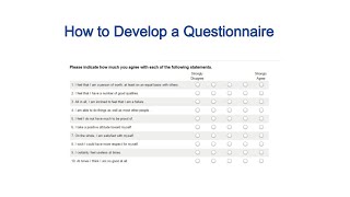 How to develop a questionnaire  Survey  Research Instrument  Suhail Aamir [upl. by Willyt]