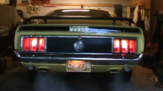 1970 Mustang Mach 1 351C Exhaust video [upl. by Jany]