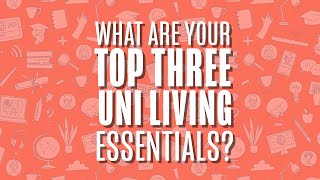 Uni accommodation My top three uni living essentials [upl. by Scevour539]