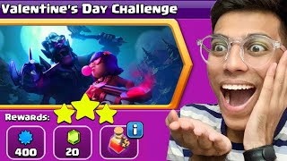 easiest way to 3 star VALENTINES DAY CHALLENGE Clash of Clans [upl. by Zullo464]