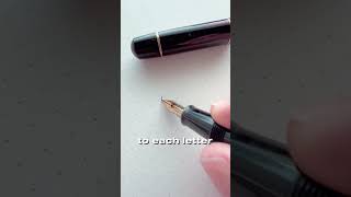 Those letters are so beutifull fountainpen satisfying interestingfacts writingtips [upl. by Atiuqiram]