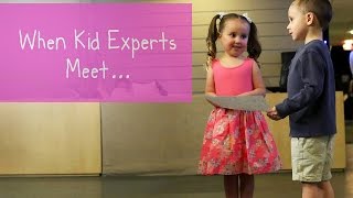 Kid Experts Brielle and Nates Memorable Meeting [upl. by Dareece]