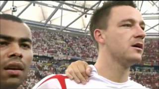 England National Anthem God Save The Queen  Beckham Terry Gerrard Lampard [upl. by Narrat35]