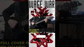 WAGE WAR  High Horse Guitar Cover  TAB shorts [upl. by Dace]