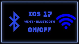 iOS 17  Howto Easily Toggle WiFi or Bluetooth OnOff [upl. by Namar]