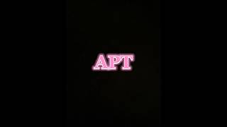 APT lyrics video music apt capcut brunomars rosé [upl. by Eelrahc]