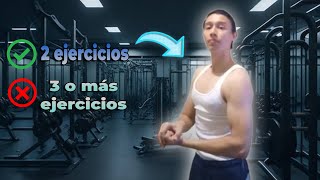 ¿Cuántos EJERCICIOS hacer por músculo  Ectomorfo [upl. by Malina]