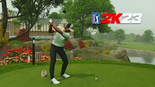 GOLFING IN A BEAUTIFUL CREEK  Fantasy Course Of The Week 77  PGA TOUR 2K23 [upl. by Victorie]