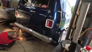 Backdating the rear bumper on my 95 Chevy G20 van [upl. by Ala646]