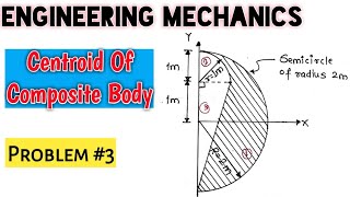 Centroid  Problem No3  Engineering Mechanics  HINDI [upl. by Solis]