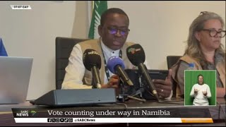 Namibia Elections  Vote counting is under way  Sophie Mokoena shares more [upl. by Len]