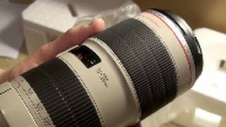 Canon EF 70200 f28L IS II Lens Unboxing  Second Generation [upl. by Inalaehak488]