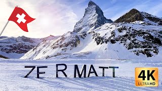 Skiing in Zermatt Paradise 2024  4K UHD [upl. by Oringas]