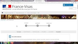 Formulaire visa Long Sejour VFS ALGER Etudes [upl. by Katsuyama428]