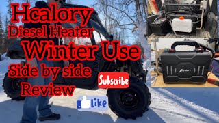 Hcalory Diesel Heater Review Side by Side Winter Use [upl. by Anyela]