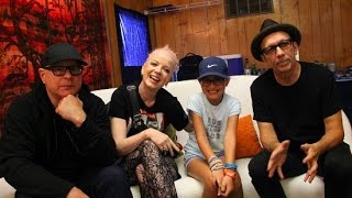 Kids Interview Bands  Garbage Shirley Manson Steve Marker Duke Erikson [upl. by Nosnor]