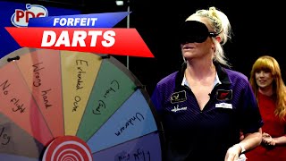 Forfeit Darts 🤣 ft Laura Turner and Corrine Hammond [upl. by Llyrehc]