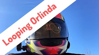 Looping Orlinda TN on the Suzuki DL650 VStrom XT with Arai helmet and Sena Prism cams [upl. by Lattonia]