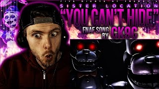 Vapor Reacts 321  NEW FNAF SFM SISTER LOCATION SONG quotYou Cant Hidequot by CK9C REACTION [upl. by Ataynik]